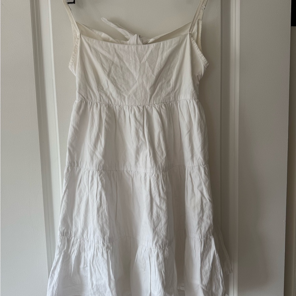 Faithful the Brand White Strappy Backless  Dress